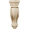 Ekena Millwork 3 7/8"W x 8"D x 13"H Boston Traditional Scroll Corbel, Rubberwood COR03X08X13TSRW - alternate 3